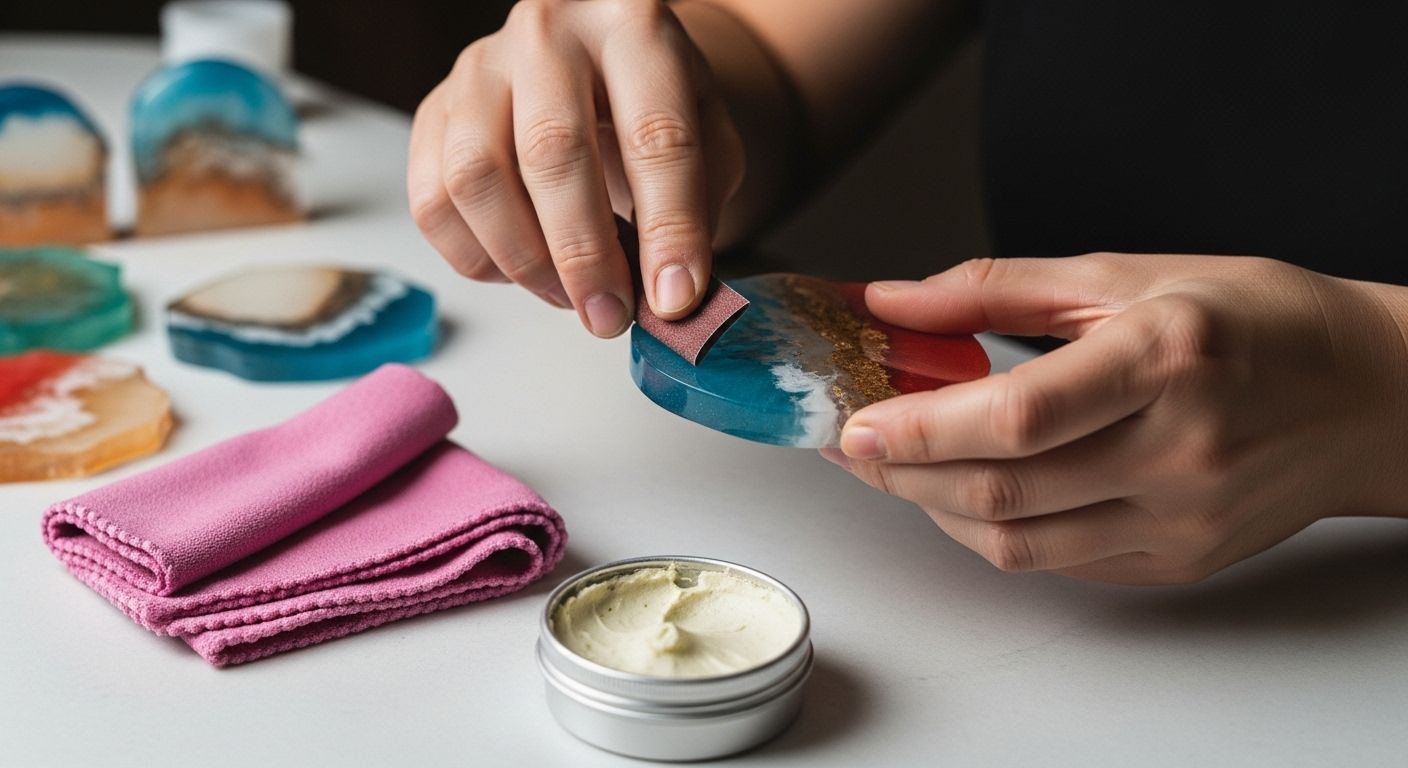 epoxidharz geschenkideen polieren