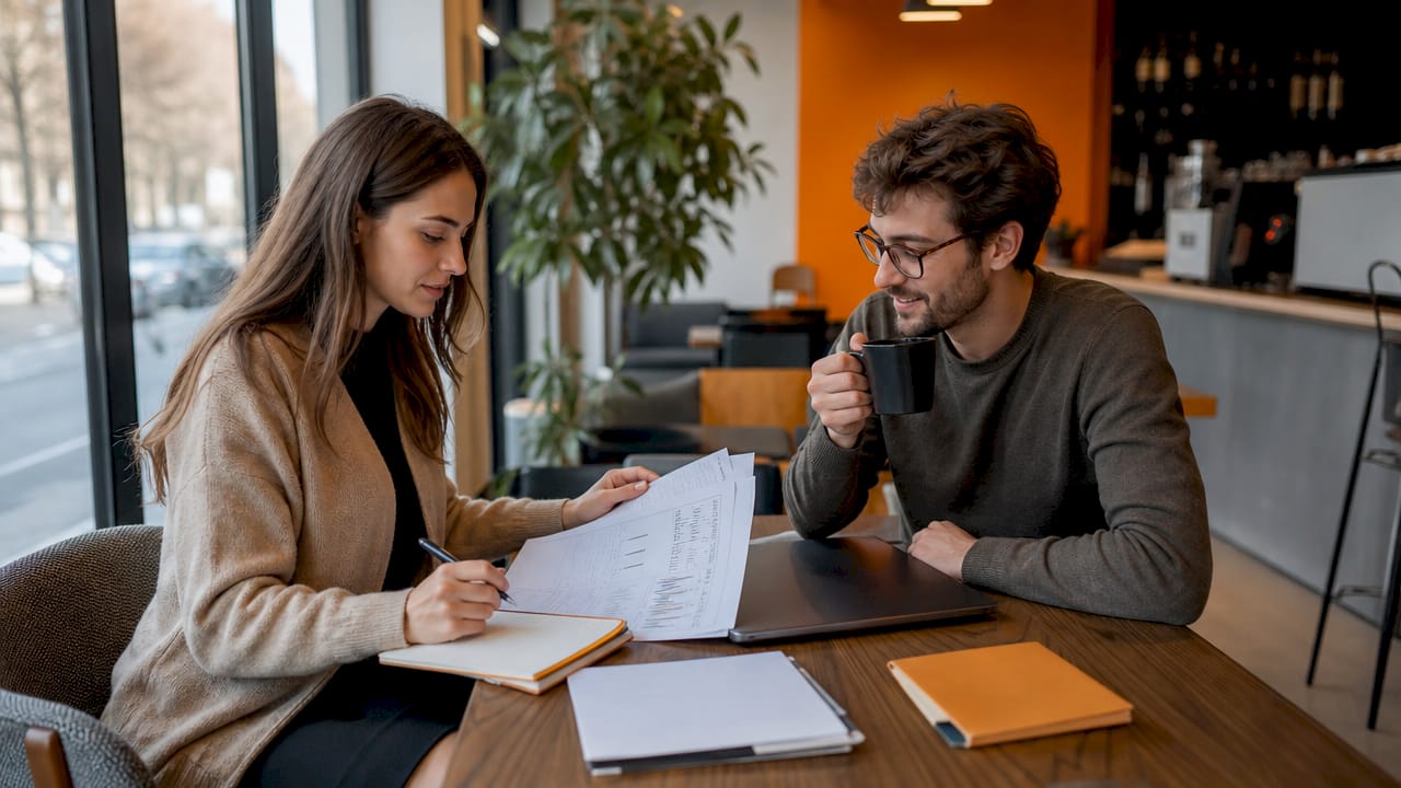 Des gestionnaires échangent autour de la rentabilité et du flux de trésorerie positif dans l’immobilier.