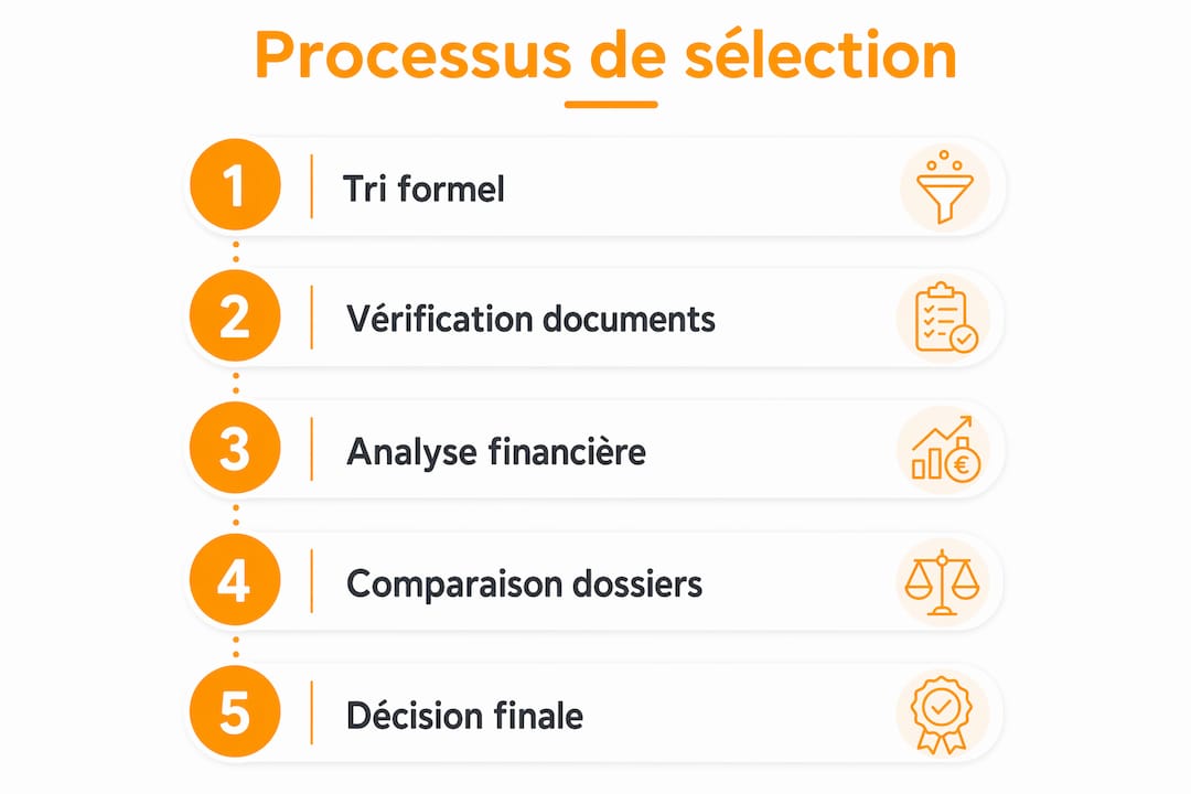 Infographie : les étapes clés pour gérer efficacement les candidatures de locataires