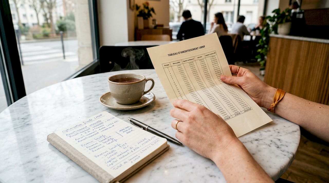 Exemple pratique : calculer son amortissement LMNP à la main avec un tableau
