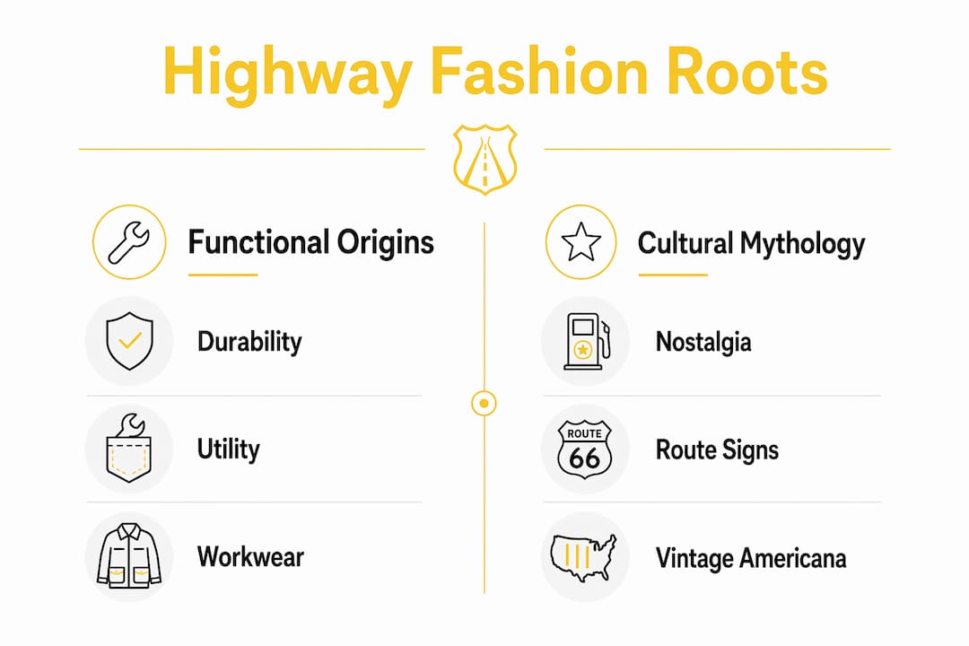Infographic comparing functional and cultural fashion elements