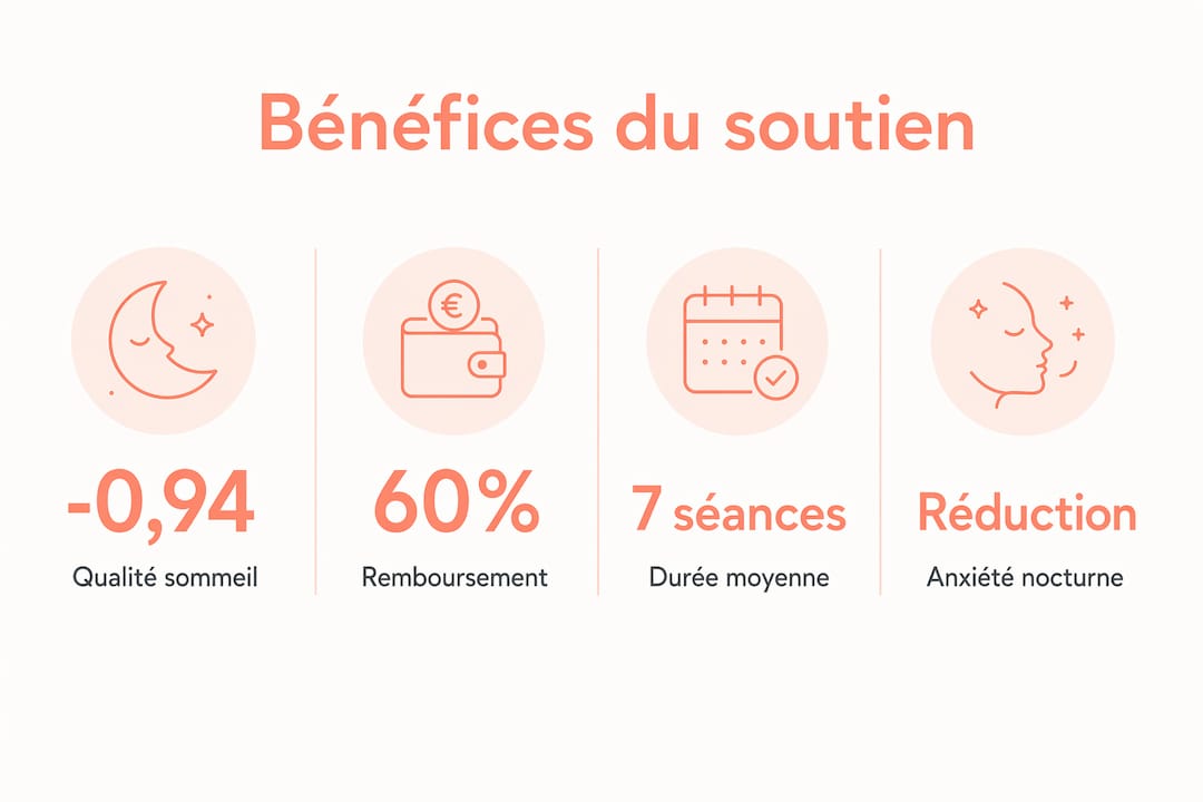 Infographie : comment l’accompagnement psychologique peut améliorer la qualité de votre sommeil