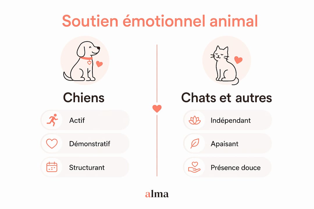 Infographie : quel animal offre le plus de réconfort émotionnel ?