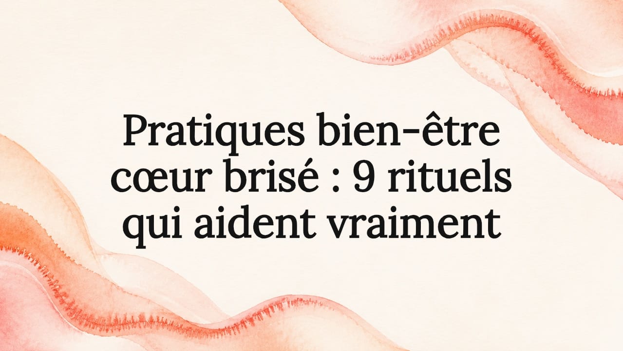 Visuel encadré pour illustrer le titre d’un article dédié au bien-être