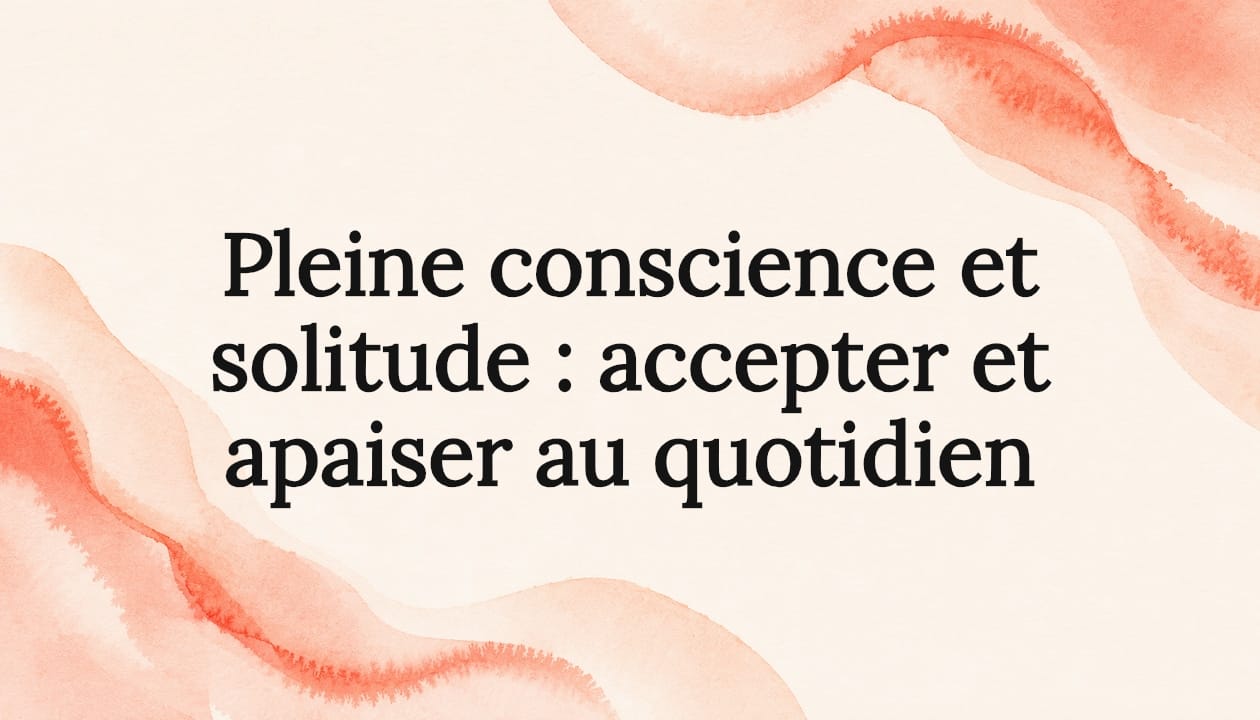 Cadre décoratif pour titre, au style aquarelle épuré