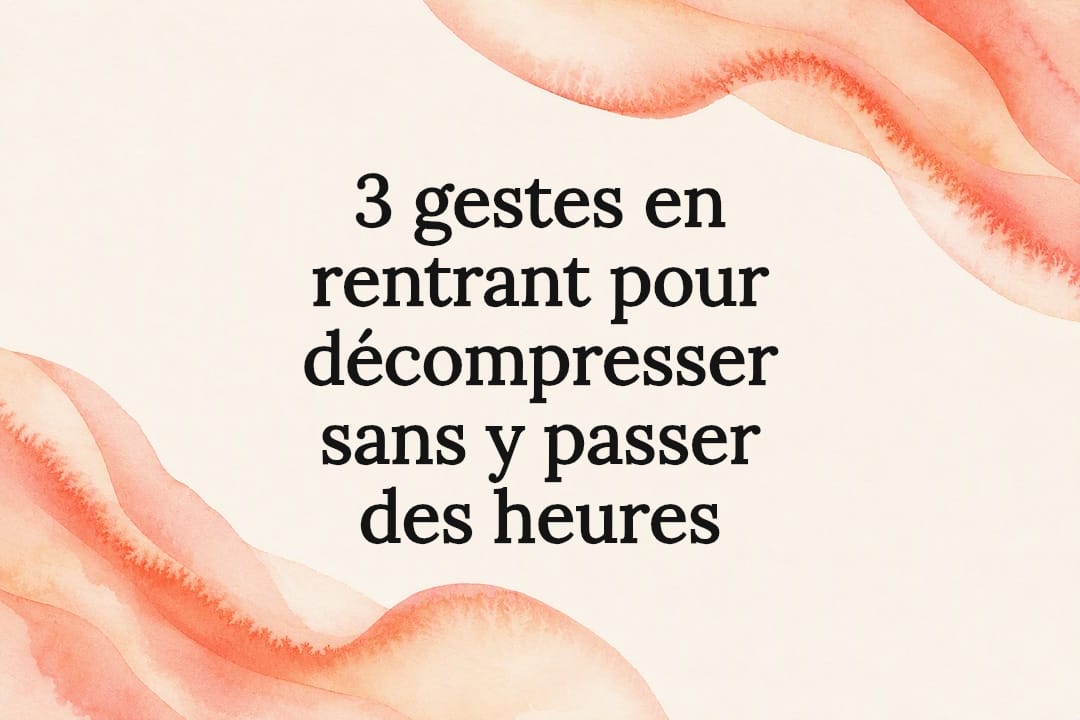 Carte titre aquarelle aux nuances pêche
