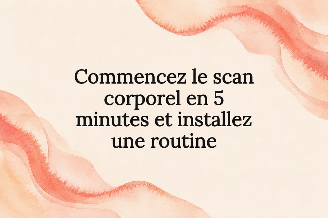 Carte titre aquarelle aux nuances pêche