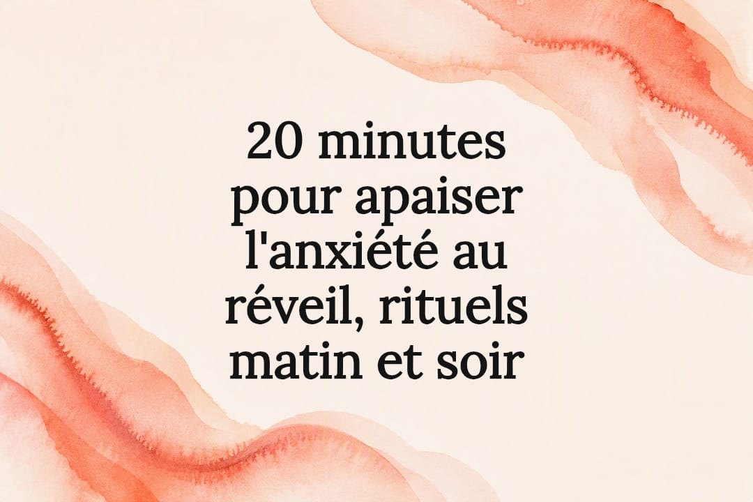 Carte de titre abstraite dans des tons pêche