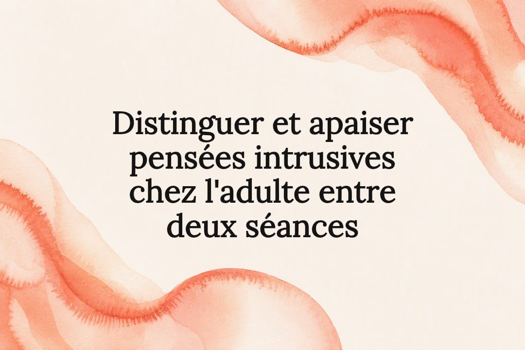 Bordure aquarelle douce pour titre d'article
