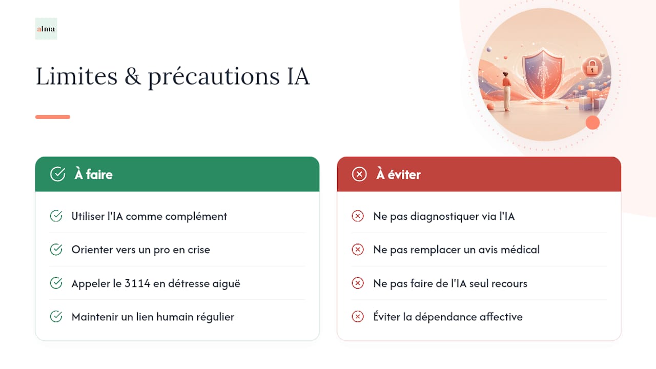Quelles sont les limites d'un accompagnement par IA ? - overview diagram