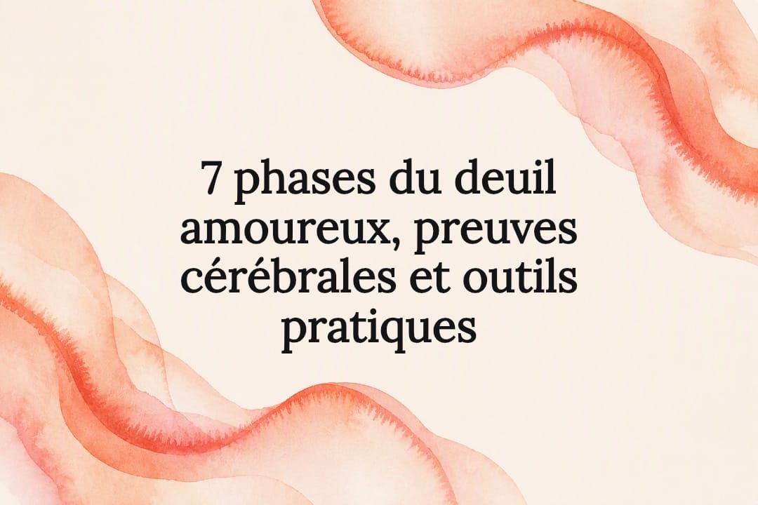 Représentation abstraite du chagrin d'amour