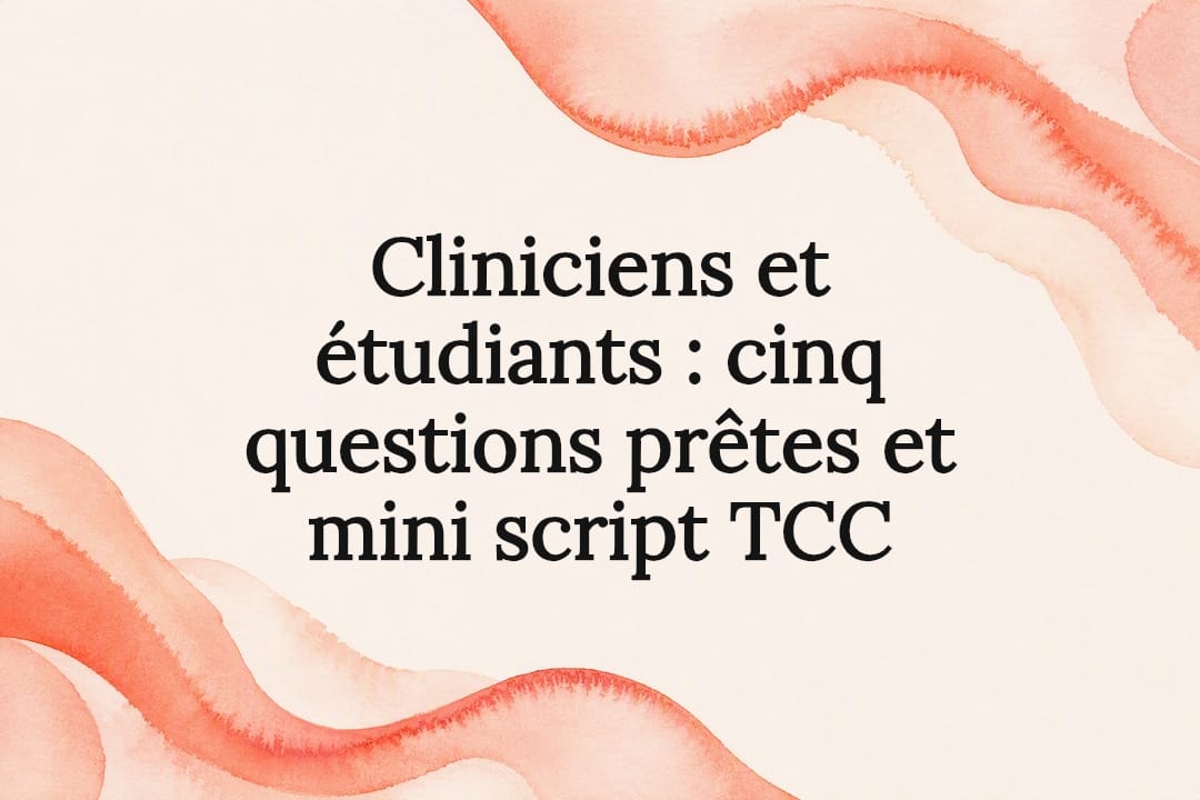 Cadre aquarelle pour titre sur la TCC