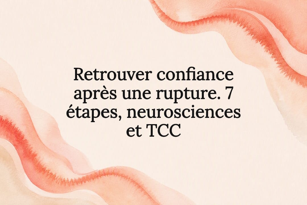 Cadre aquarelle corail pour titre