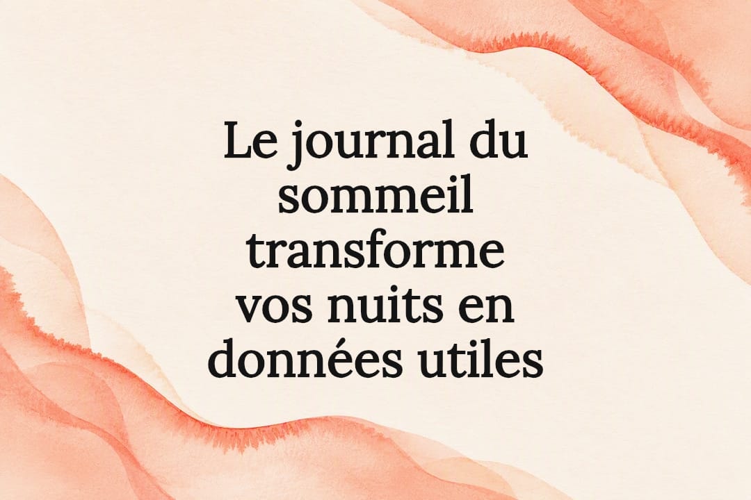 Cadre aquarelle délicat pour titre sur le sommeil