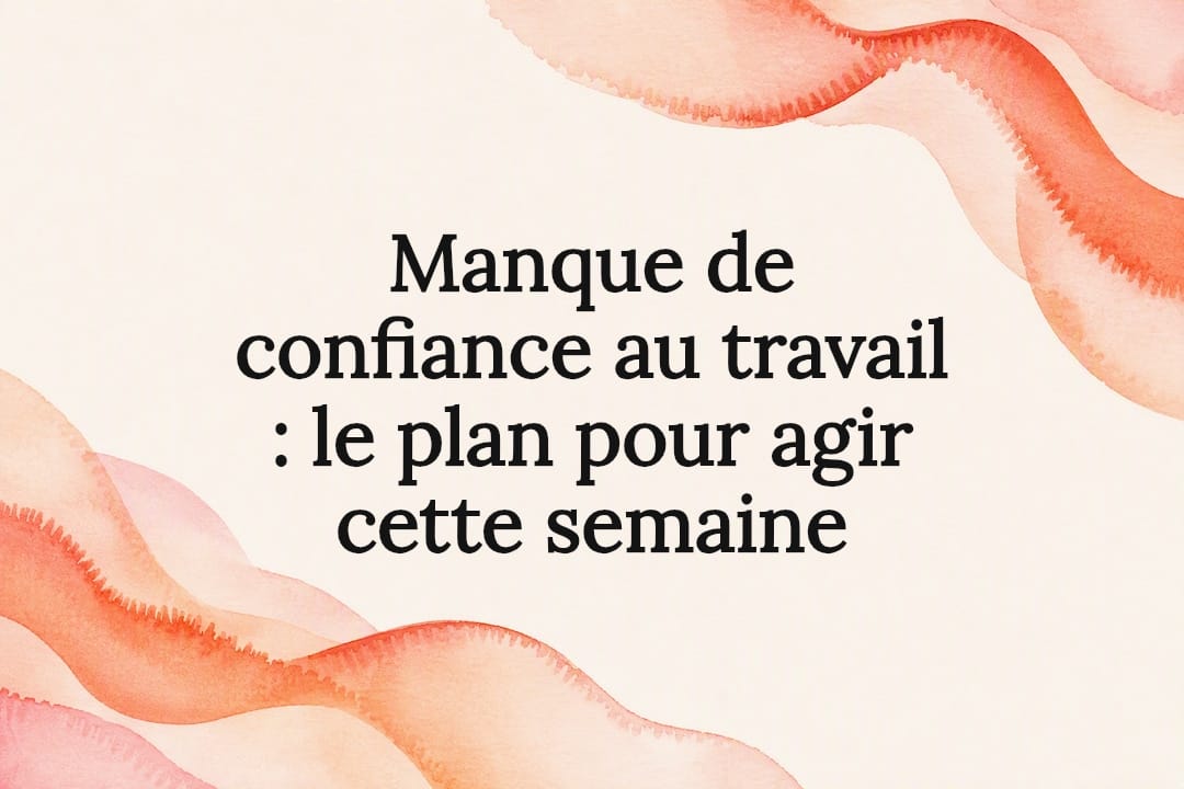 Illustration décorative pour un titre sur la confiance professionnelle
