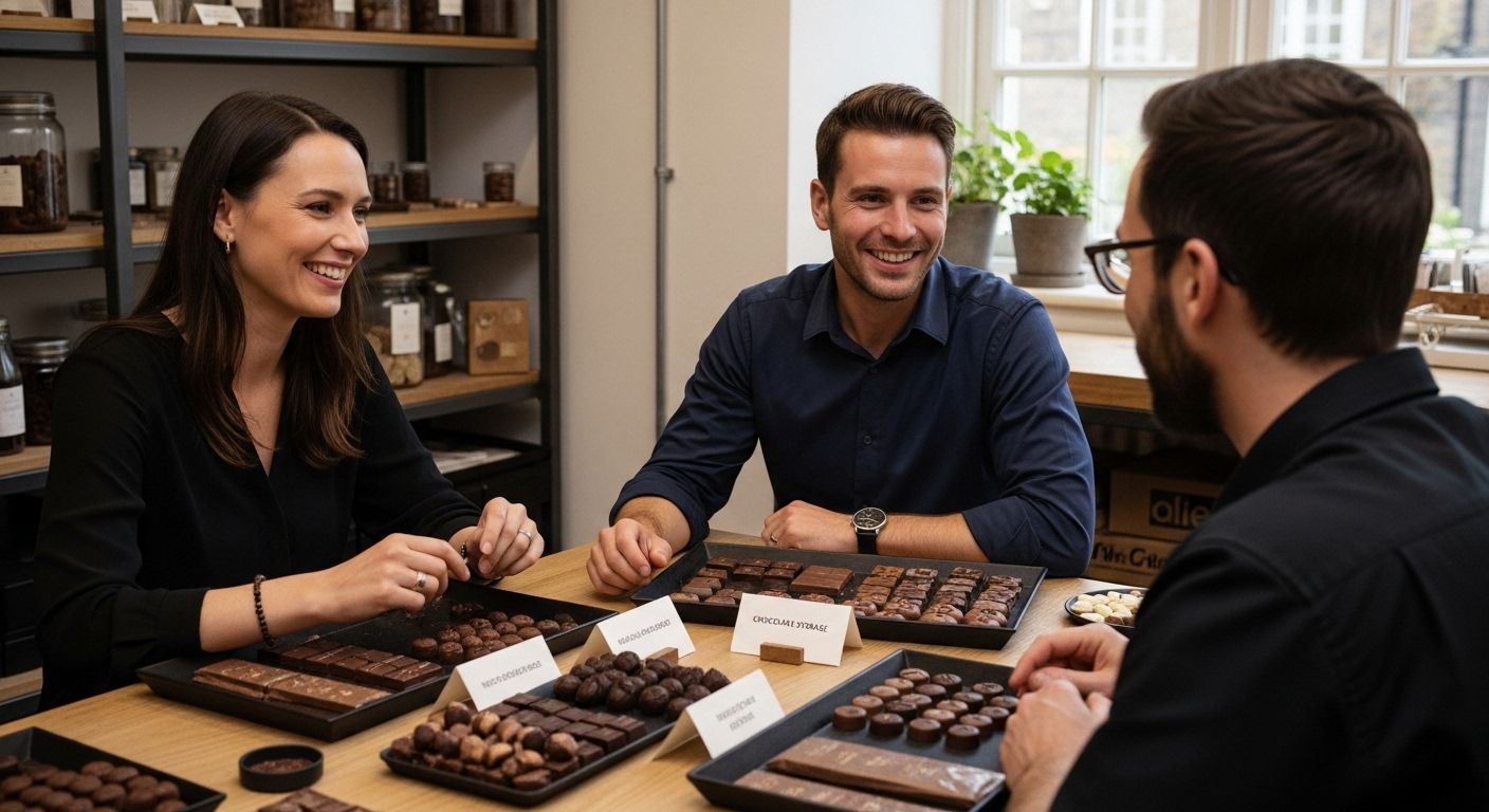 chocolate storage wedding