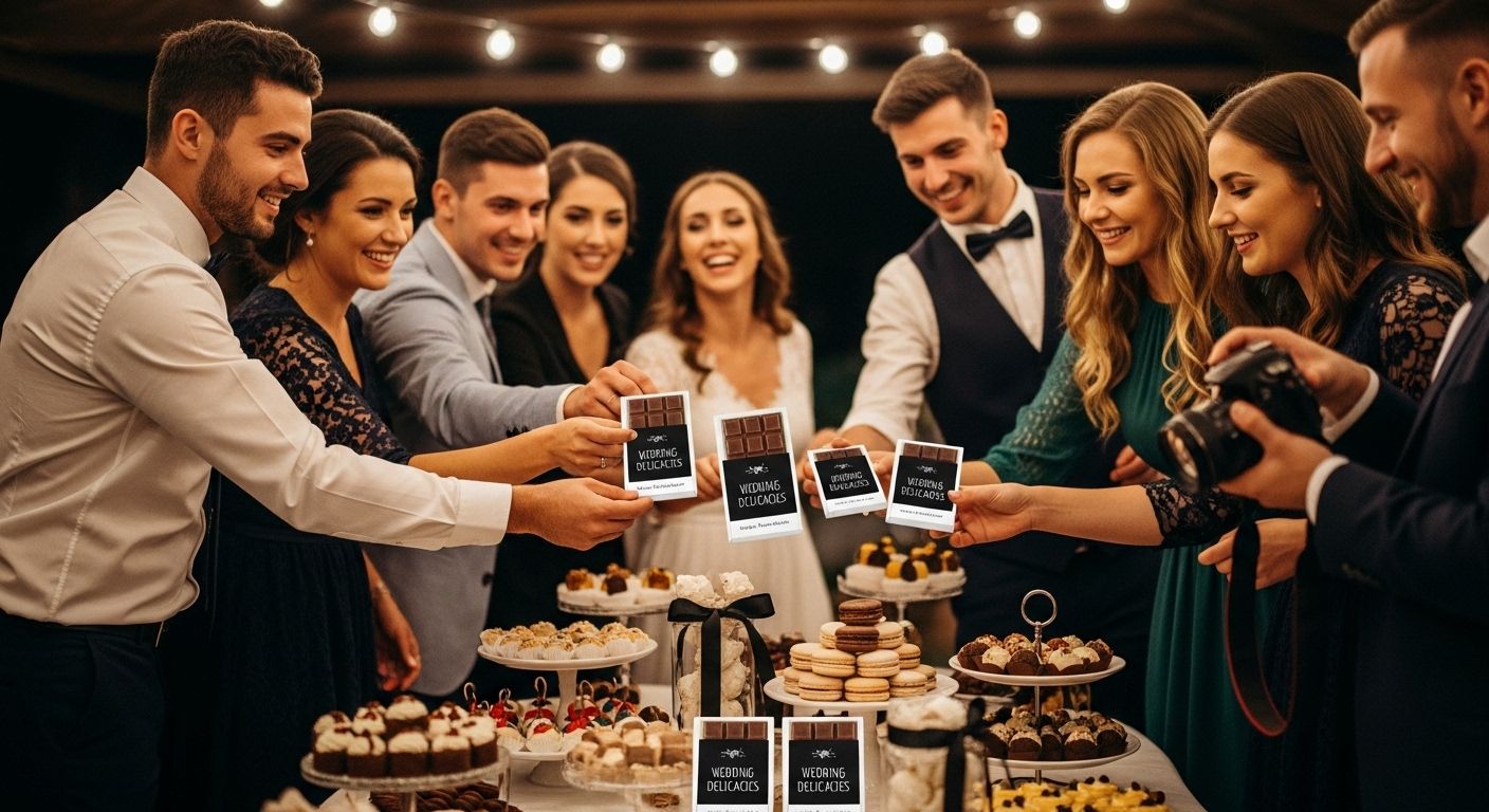 wedding edible gifts personalization