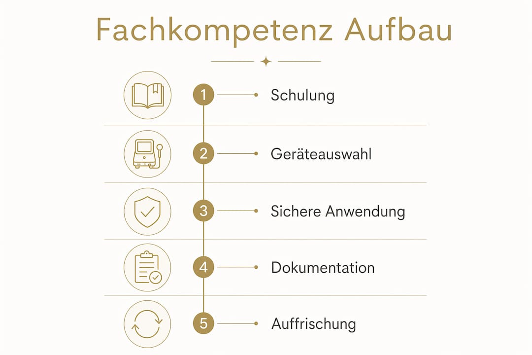 Schritt-für-Schritt-Infografik: So entwickelst du deine fachliche Expertise