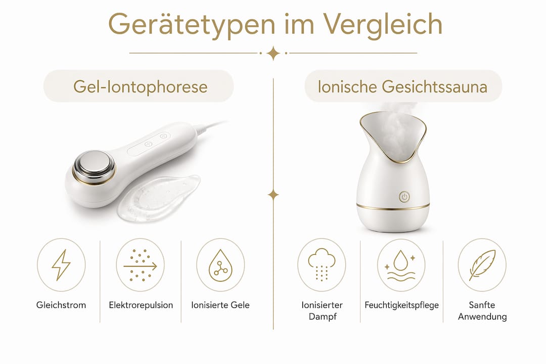 Übersichtsgrafik: Ionisationsgeräte im direkten Vergleich