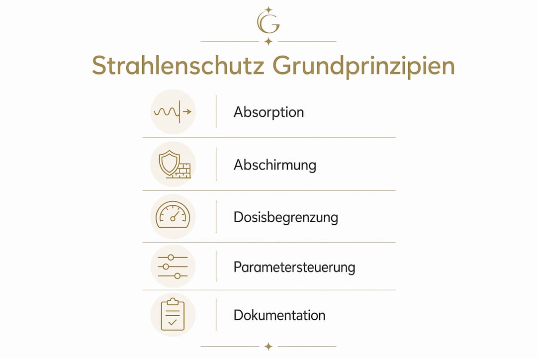 Übersicht der wichtigsten Strahlenschutz-Grundsätze