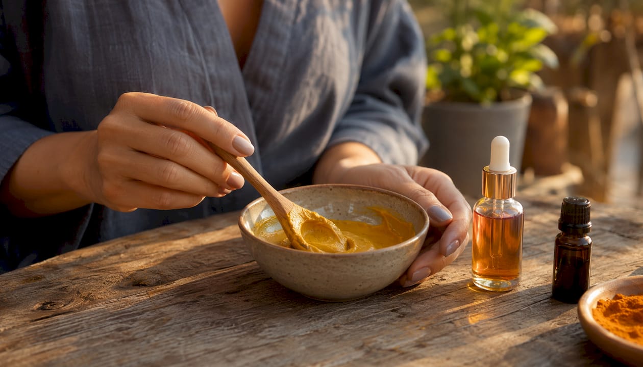 Comment réaliser un masque visage maison au curcuma ?