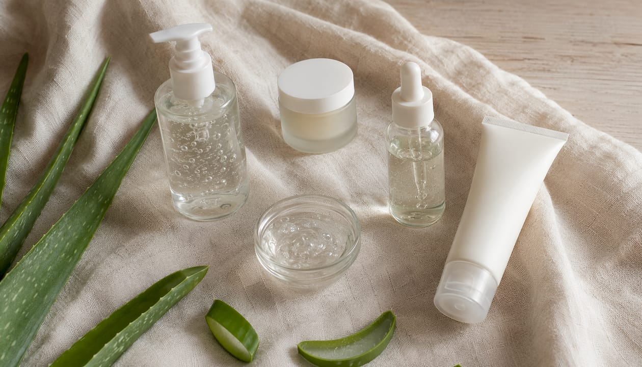 Différents gels de soin compatibles avec le Foreo Bear