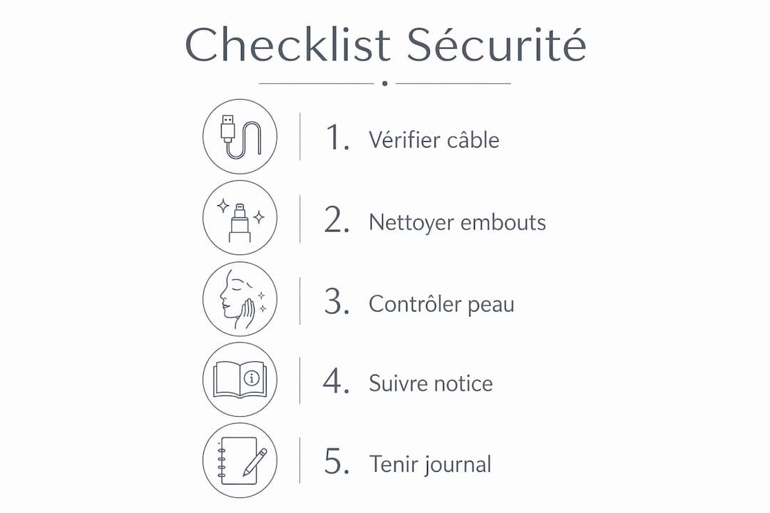 Checklist sécurité : les essentiels pour vos appareils de beauté en un coup d’œil