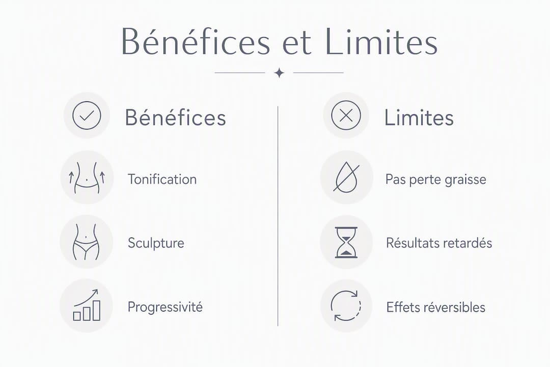 Infographie : avantages et inconvénients de l’EMS pour la mâchoire