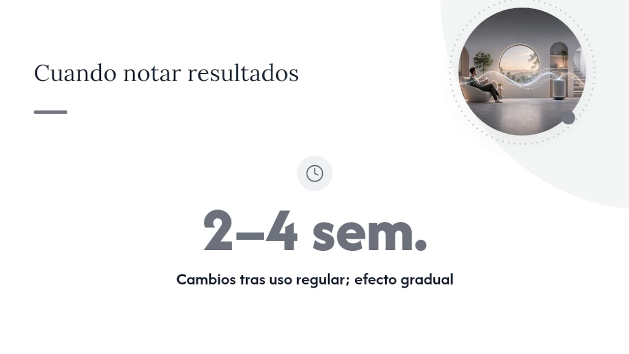 Qué resultados esperar y cuándo notarlos — overview diagram