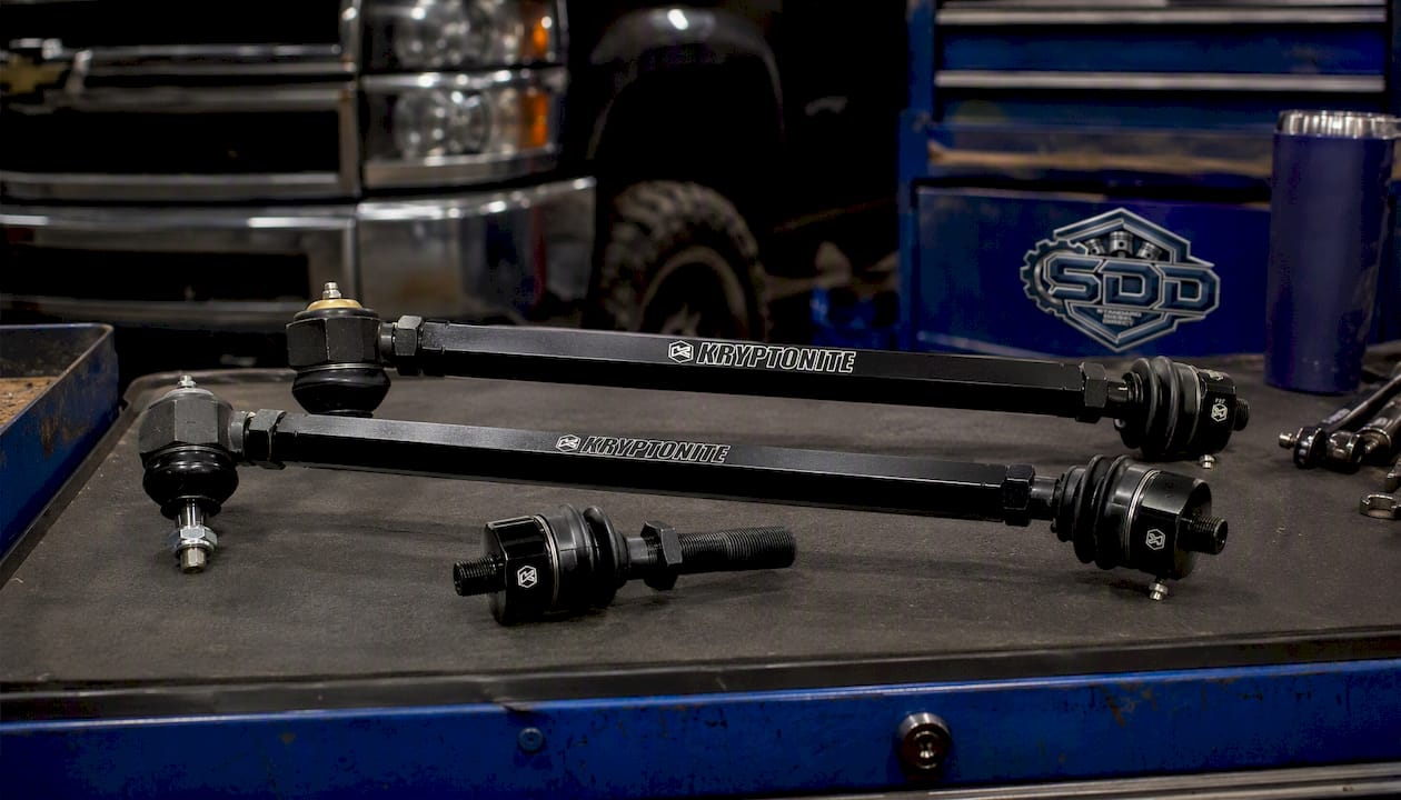Kryptonite Death Grip Tie Rods GM 2011-2019 (for Fabtech Rts Lift Kits)