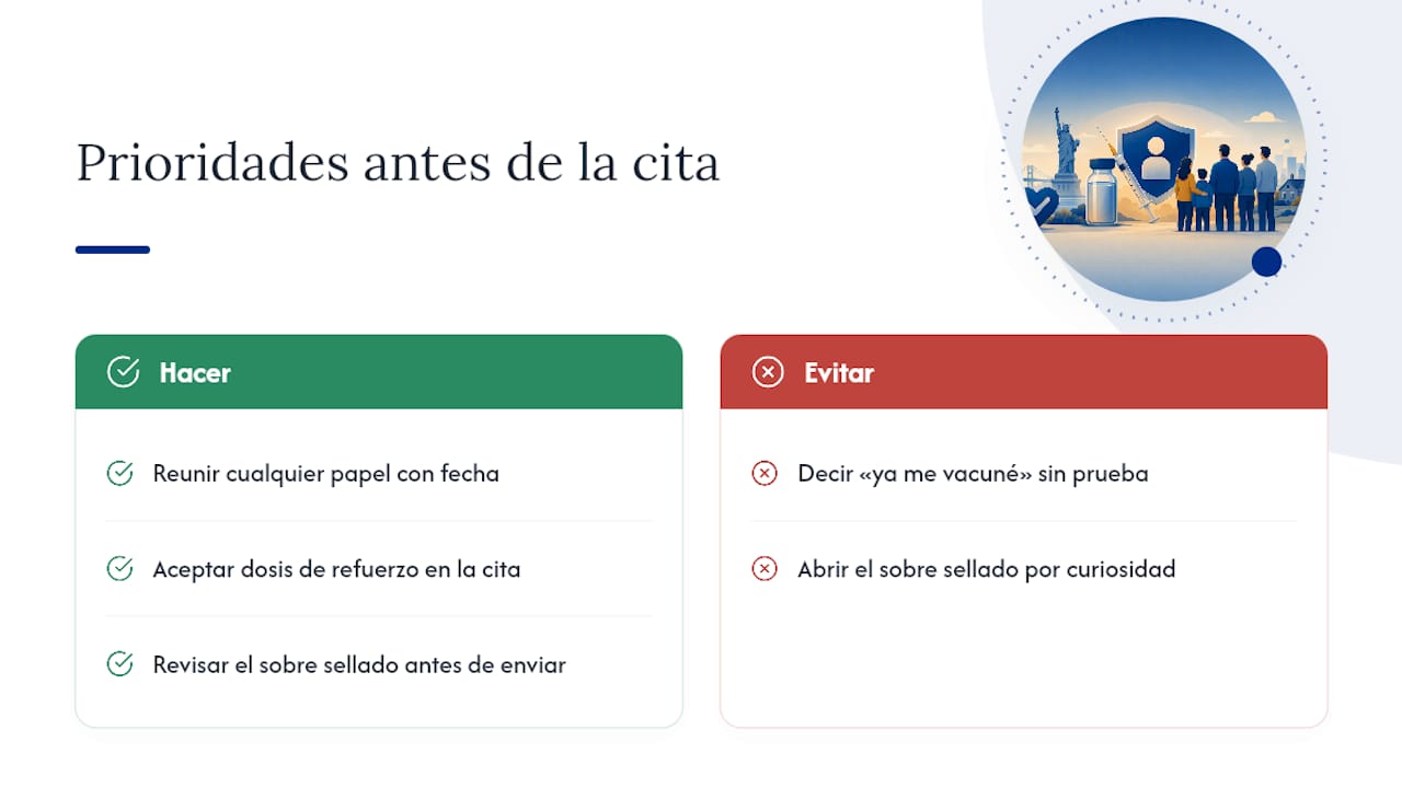Lo que la mayoría de las guías se saltan sobre Tdap e I-693 — overview diagram