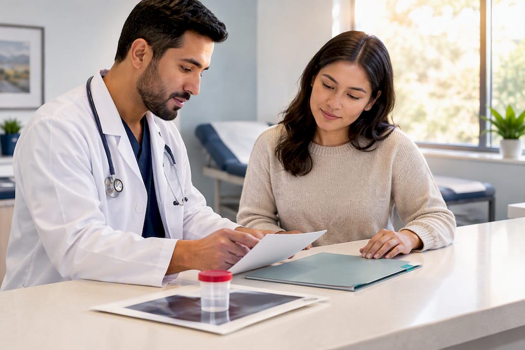 Civil surgeon reviewing prior TB records