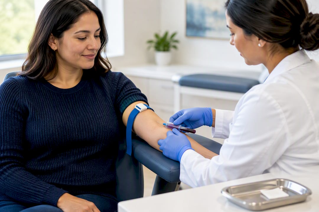 IGRA blood draw during civil surgeon exam