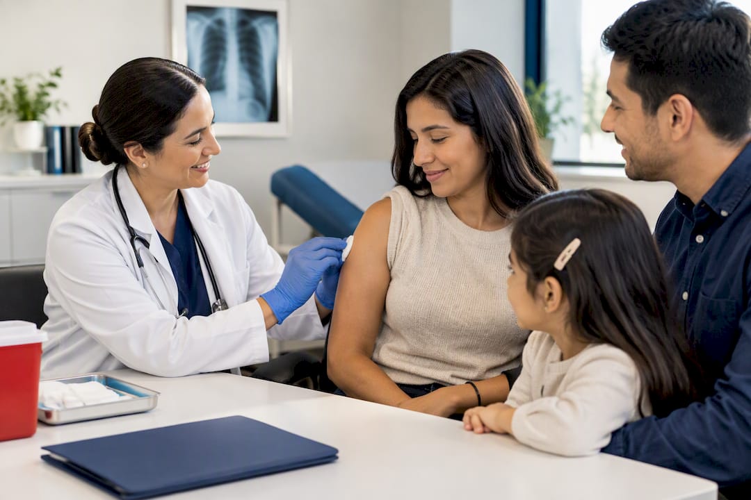 Illustrated branches of immigration medical testing