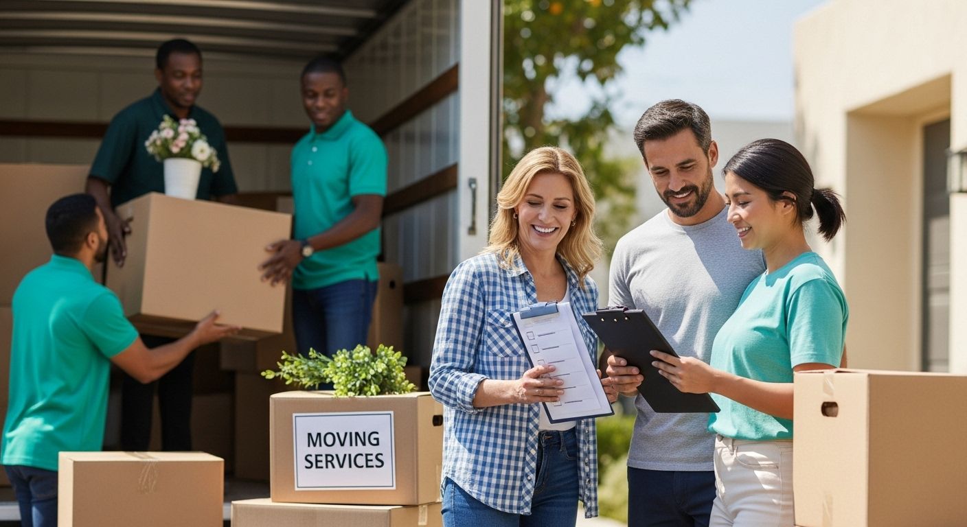 LA movers unloading