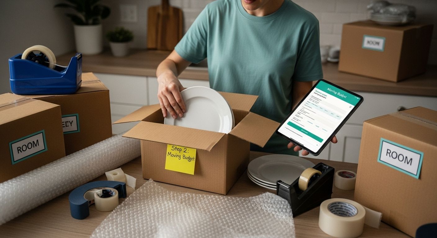 packing moving budget