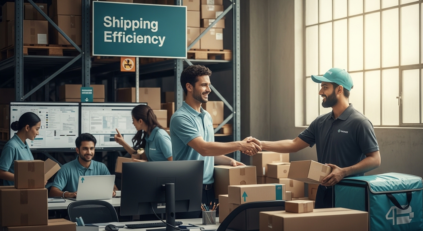 efficient shipping teamwork
