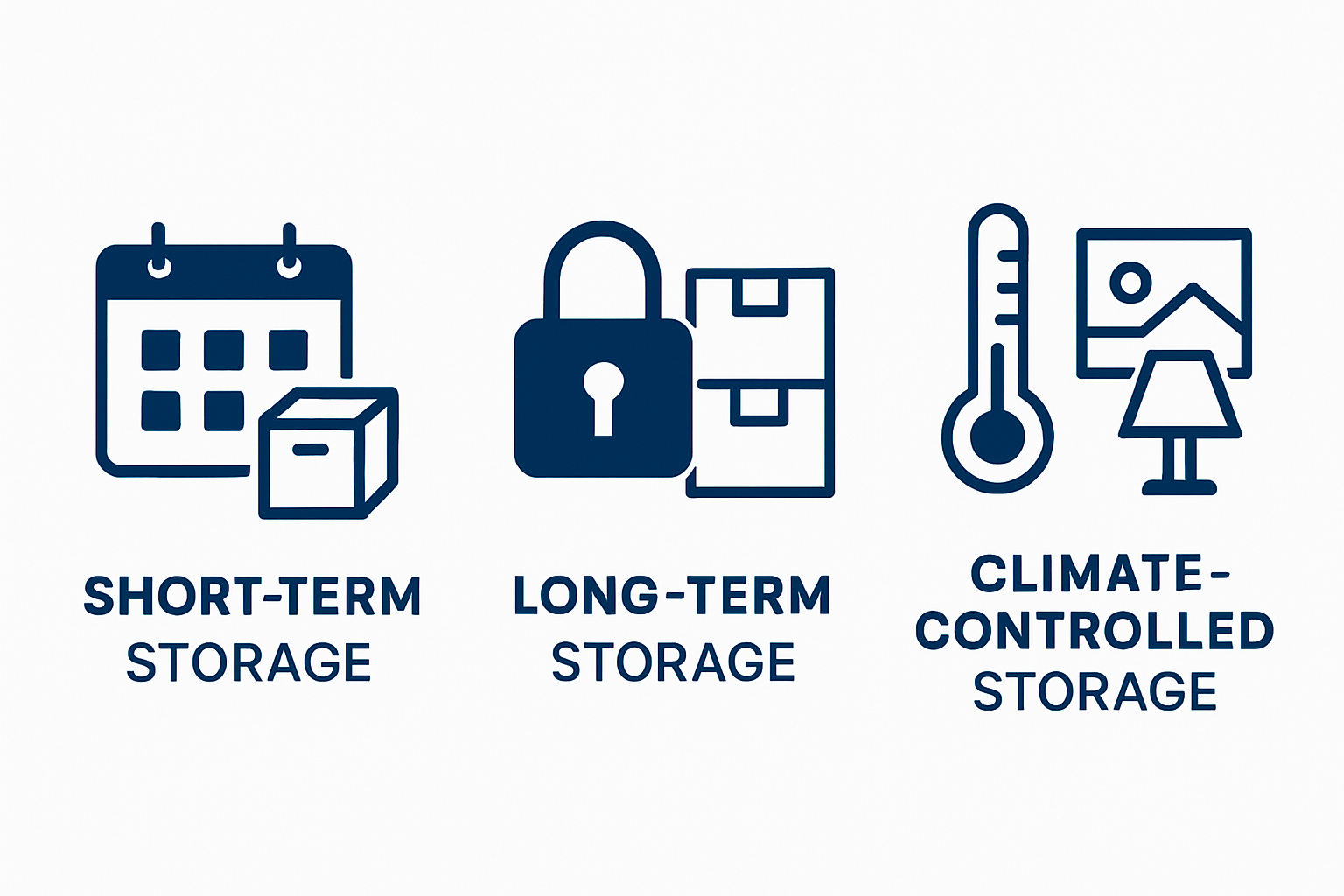 Comparison of short-term, long-term, and climate-controlled storage options