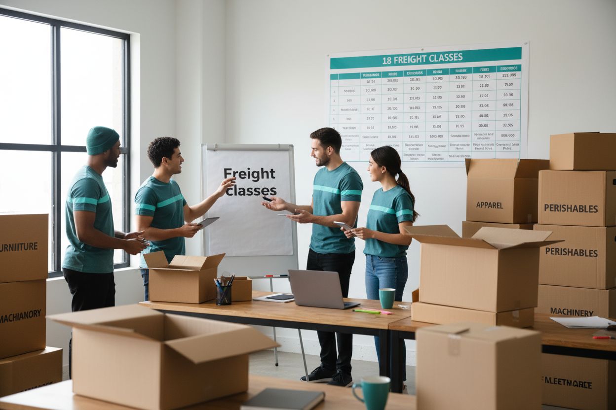 freight class breakdown movers