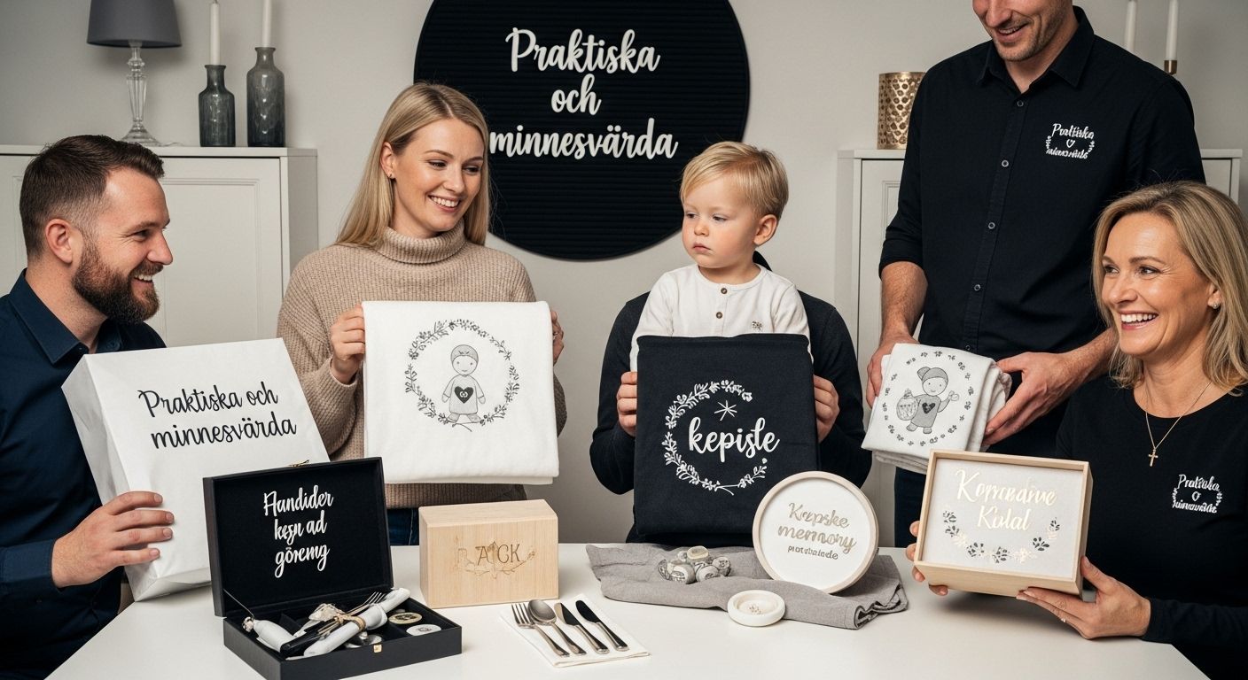 personliga doppresenter familjeliv