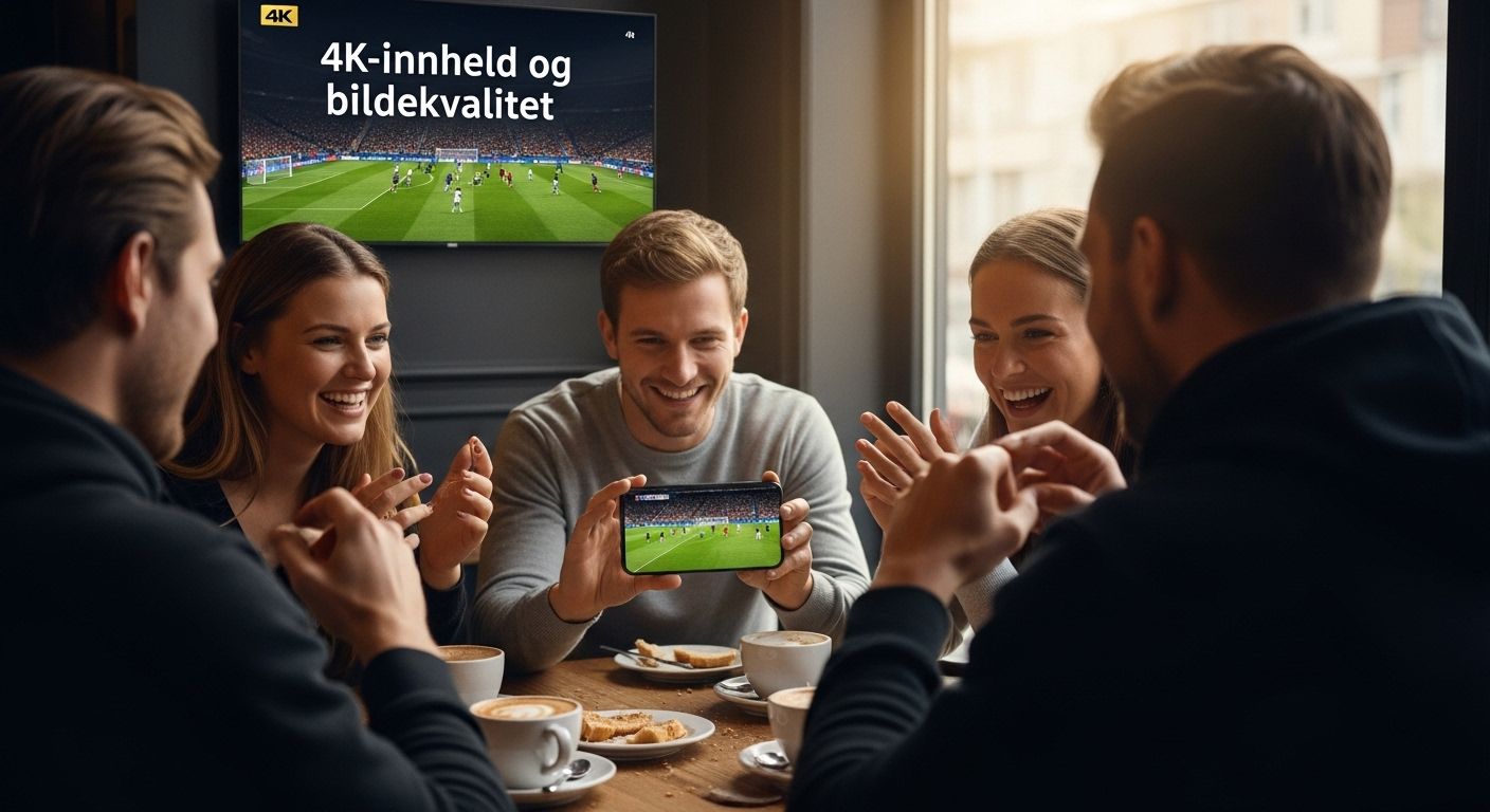 4K innhold bildekvalitet mobil