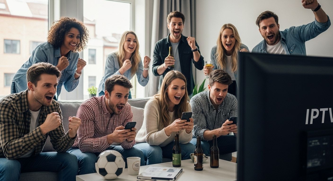 ungdommer iptv sport sammen