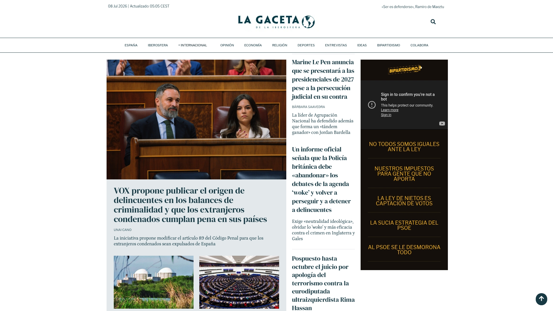 https://gaceta.es