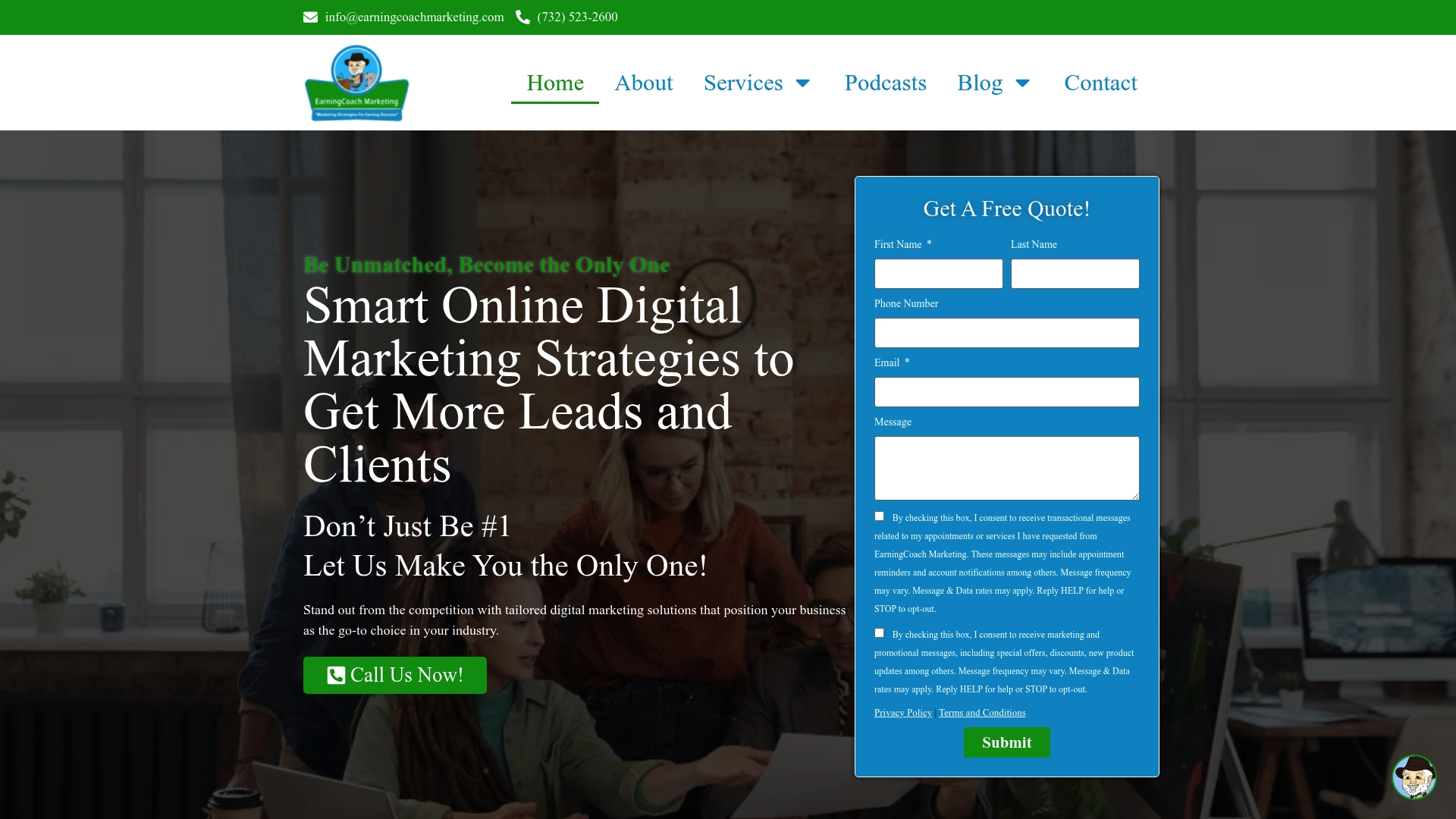 https://earningcoachmarketing.com