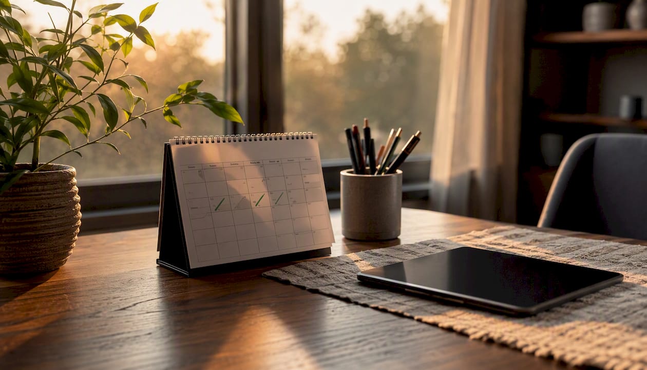 Calendar showing payday for transfer scheduling