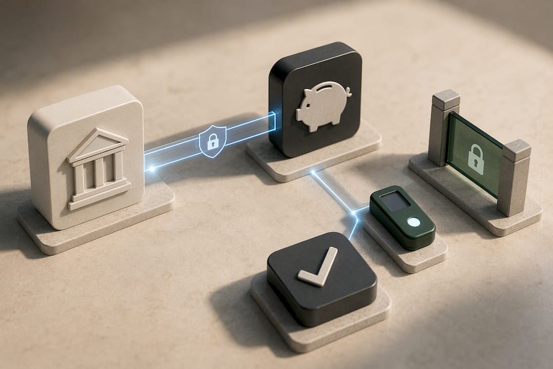 Illustration of secure account linking