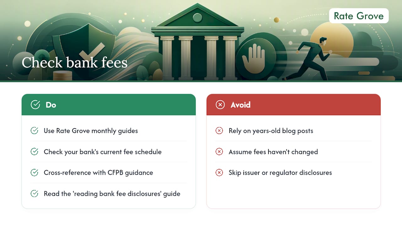 How Rate Grove tracks bank fees so you don't have to — overview diagram