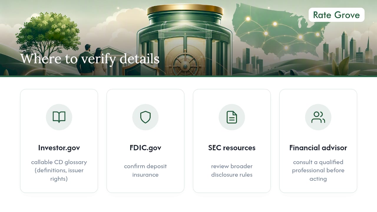 Where to Verify the Details Yourself — overview diagram