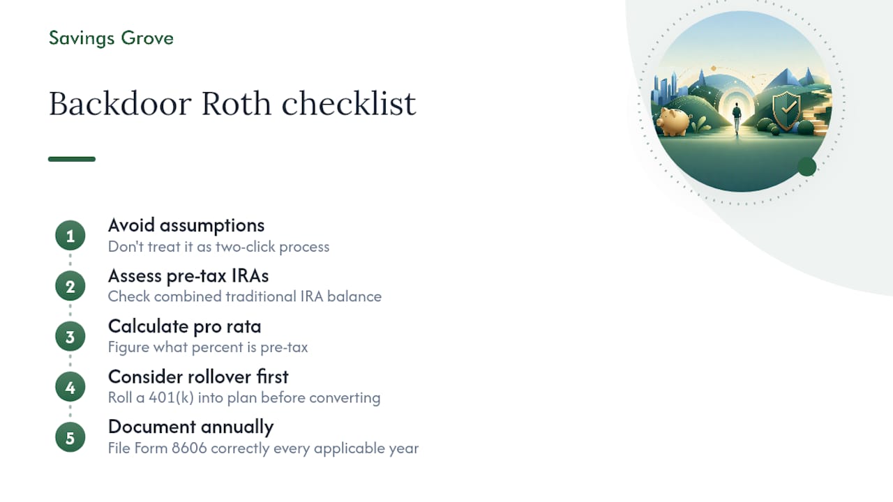 Why the Backdoor Roth Gets Oversimplified — overview diagram