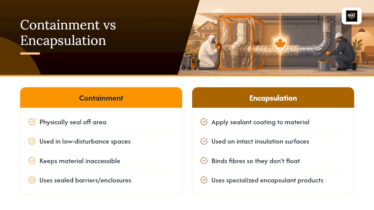 Containment and encapsulation: when removal isn't the only answer — overview diagram